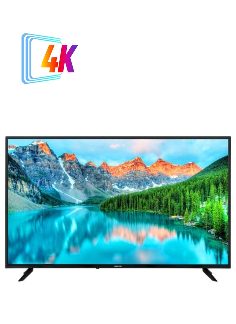 GEEPAS 50-Inch Ultra 4K HD Smart Slim LED TV With Remote Control,HDMI and USB Ports, Android 11.0,WI-FI and Eco-Efficiency,GLED5023SXUHD Black  - Image 1
