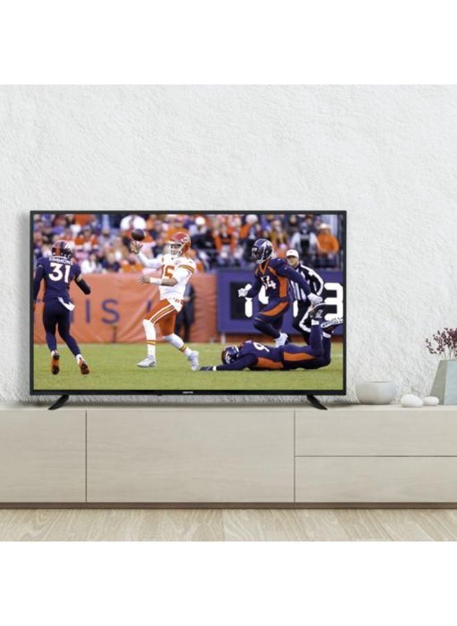 GEEPAS 50-Inch Ultra 4K HD Smart Slim LED TV With Remote Control,HDMI and USB Ports, Android 11.0,WI-FI and Eco-Efficiency,GLED5023SXUHD Black  - Image 2