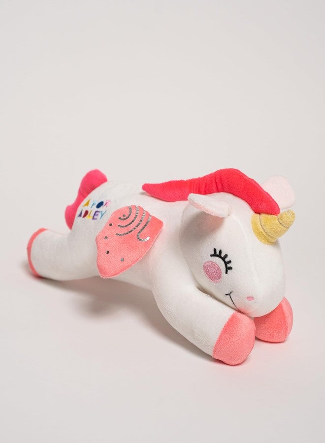 A FOR ADLEY Lost in The Movies White and Pink Rainbow Unicorn Plushie as Seen on The YouTube Videos - Image 3