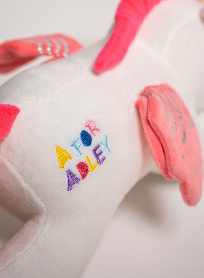 A FOR ADLEY Lost in The Movies White and Pink Rainbow Unicorn Plushie as Seen on The YouTube Videos - Image 4