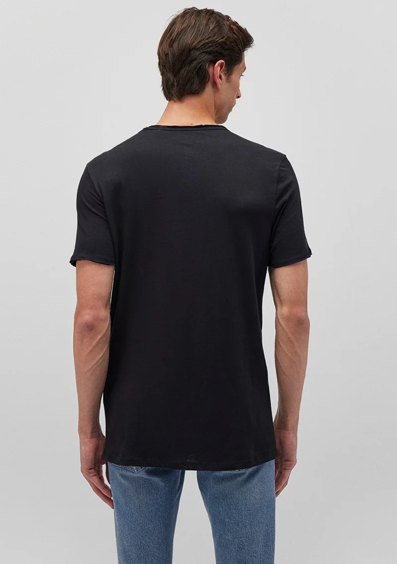 MAVI Blue Men's Black Basic T-Shirt 062772-26341