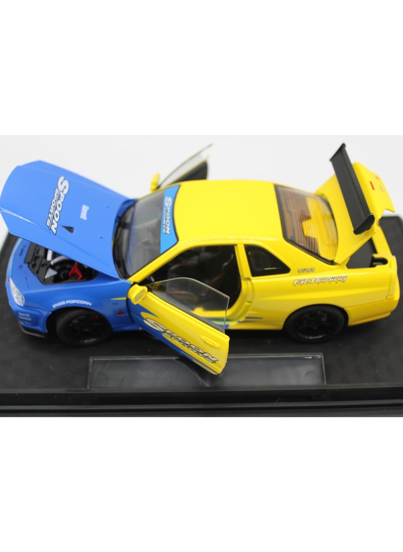 TOY GARDEN 1:24 Scale Sports Car Diecast Model – Alloy Racing Toy with Sound & Light, Track Simulation Car for Kids & Collectors  - Image 3