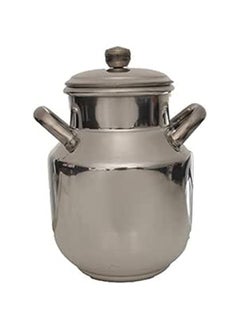 Generic وعاء طهي الفاصولياء من الألومنيوم مقاس 25 سم فضي 