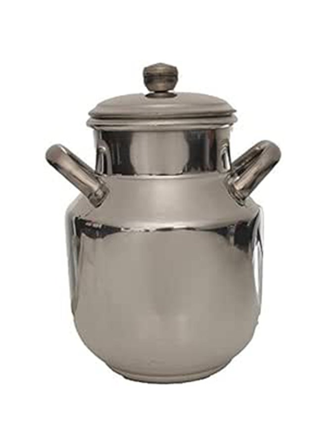 Generic وعاء طهي الفاصولياء من الألومنيوم مقاس 25 سم فضي 
