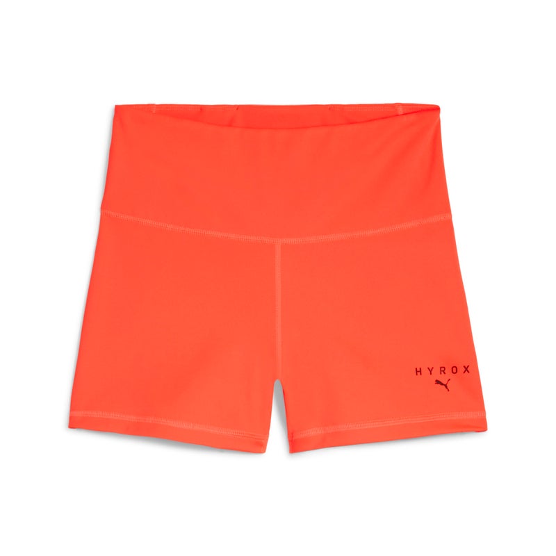 PUMA x HYROX Womens Red Short Tights - Image 4