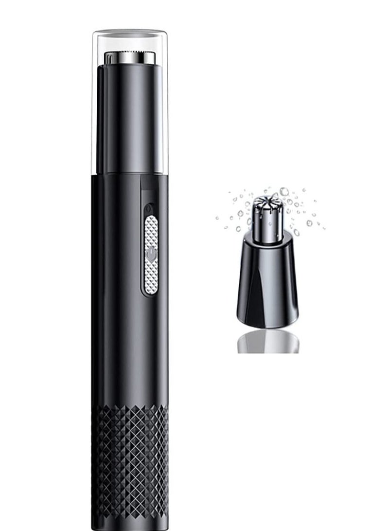 ماكينة تشذيب شعر الأنف والأذن أسود - Image 1