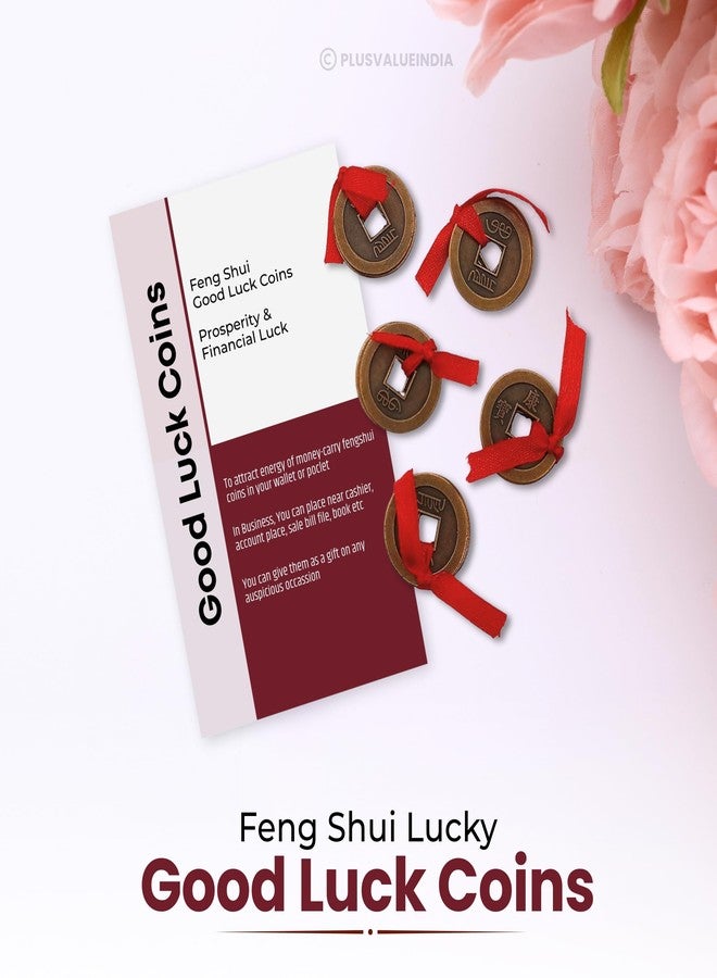 Plus Value Feng Shui Lucky Good Luck Coin (5 Set) for Wealth, Abundance, Prosperity - Image 2