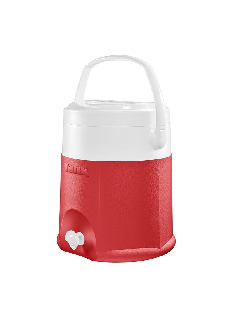 TANK 12L Tank Ice Box Cooler – Portable & Insulated Ice Chest for Camping, Picnic, Beach & Travel, Keeps Drinks & Food Cold, Durable & Leak-Proof, Red - Image 3