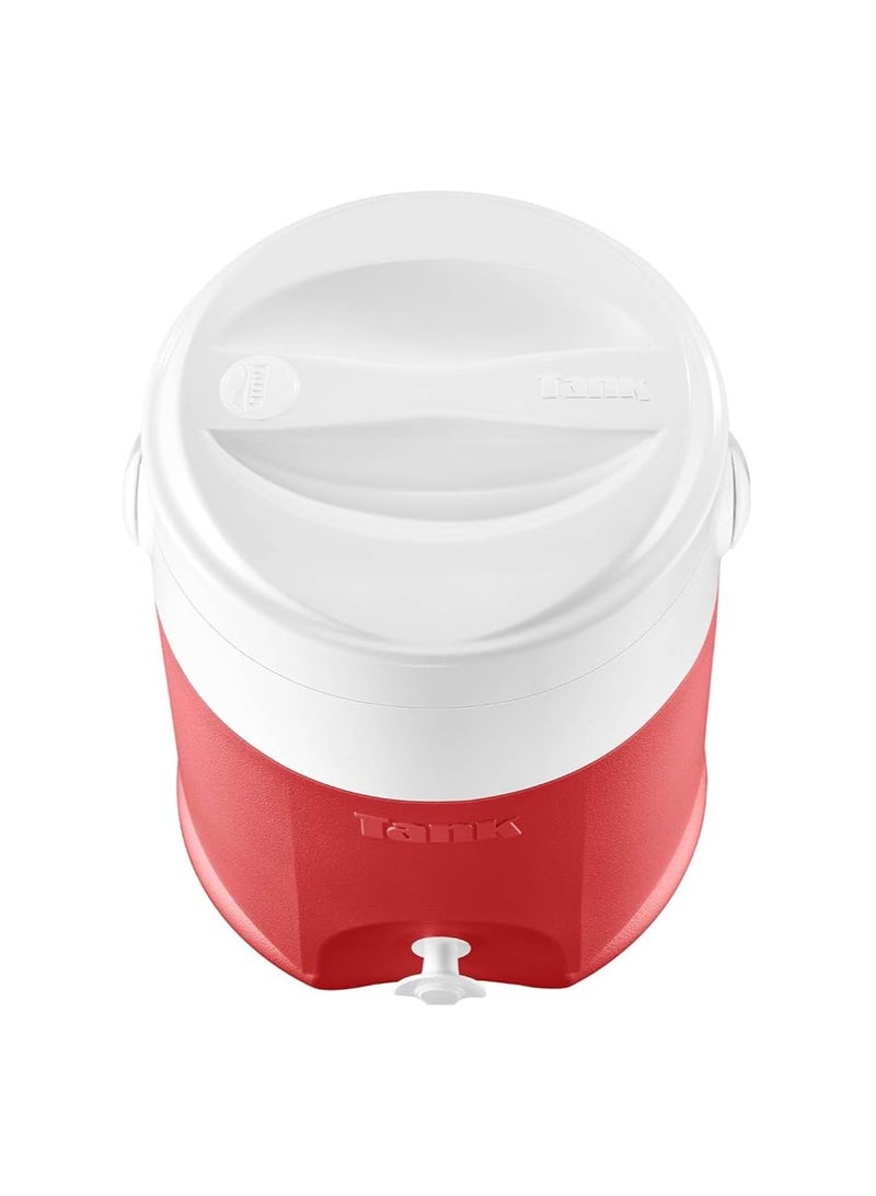 TANK 12L Tank Ice Box Cooler – Portable & Insulated Ice Chest for Camping, Picnic, Beach & Travel, Keeps Drinks & Food Cold, Durable & Leak-Proof, Red - Image 5