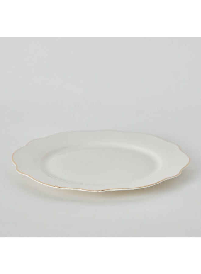 Home Box طبق عشاء عاجي 27 × 2 × 27 سم - Image 5