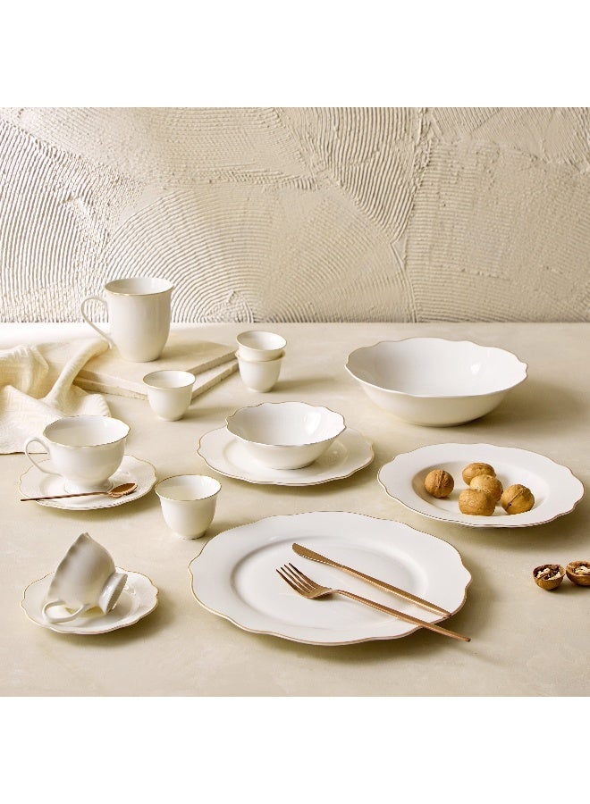 Home Box طبق عشاء عاجي 27 × 2 × 27 سم - Image 4