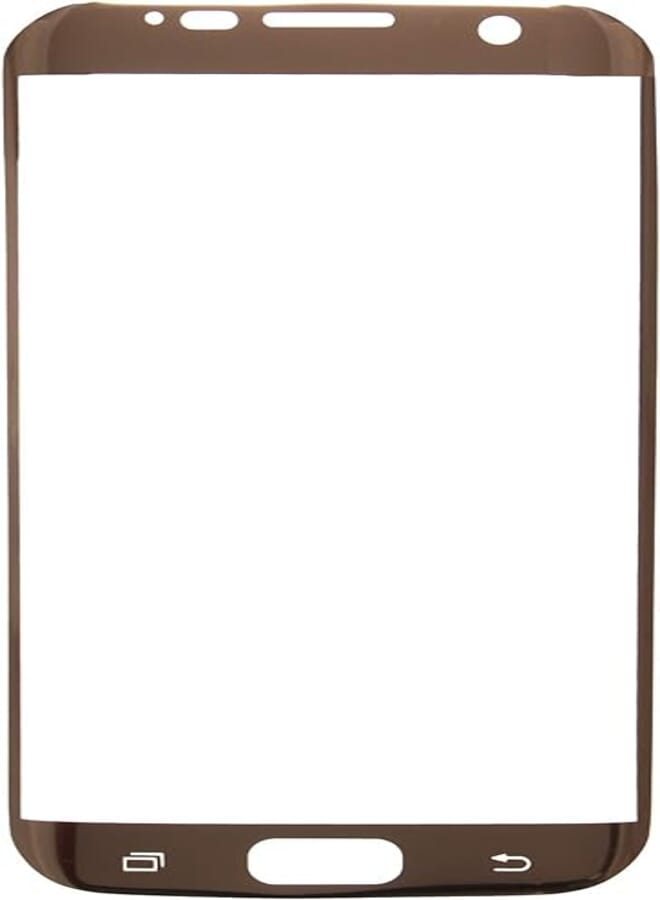 Back and Front Gelatin Screen Protector for Samsung Galaxy S7 Edge, Gold