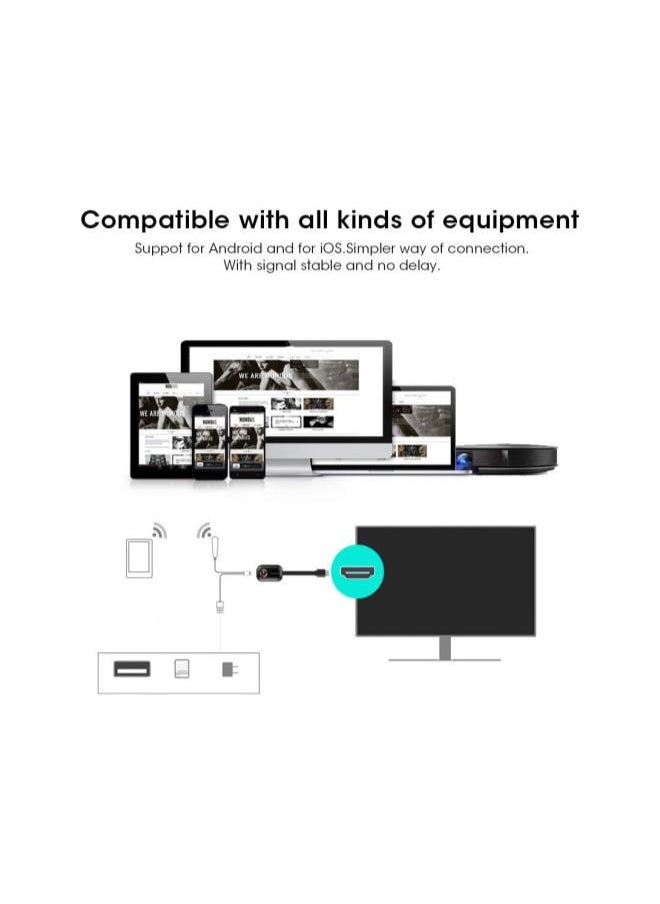 لماذا بوت - محول عرض HDMI لاسلكي 4K Ultra HD للتلفزيون متعدد الشاشات لنظام iOS، يدعم Airplay/Miracast/DLNA (5G (ثنائي النواة 4K)) - Image 1