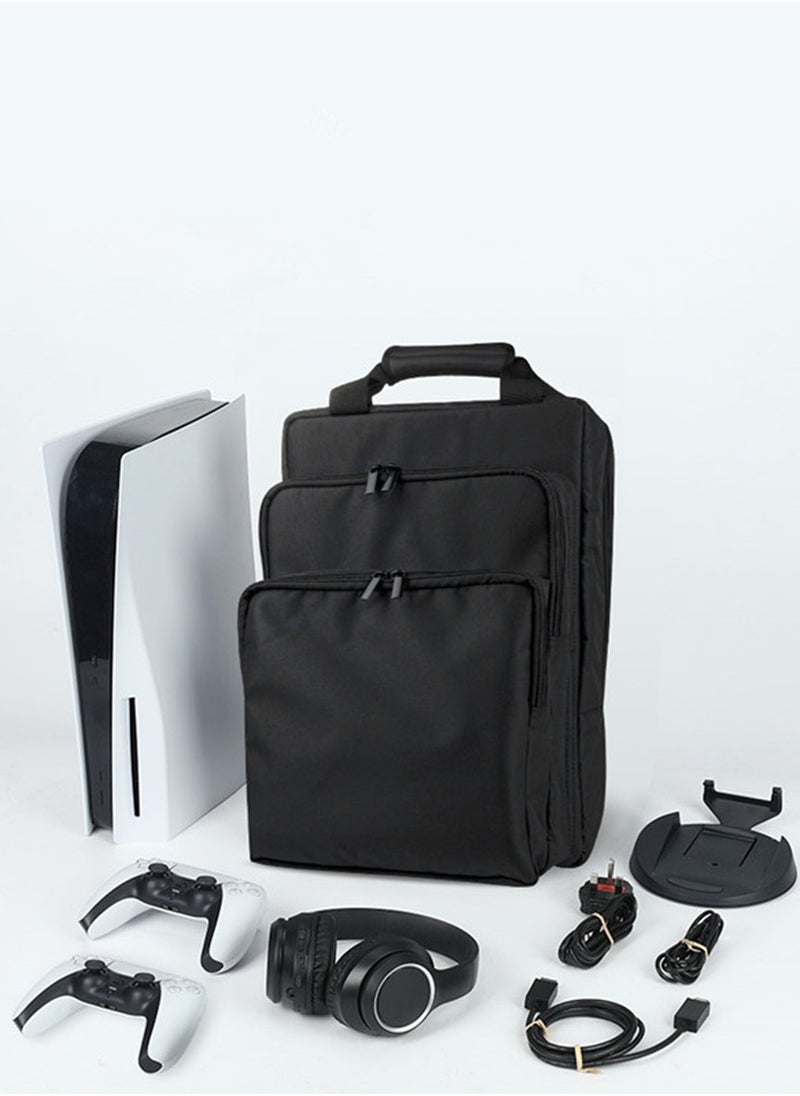 XICEN Travel Carry Backpack Back Bag for PS5 Console And PlayStation 5 Accessories Storage Proctection Backpack Messenger Bag Leisure Business Briefcase  - Image 1