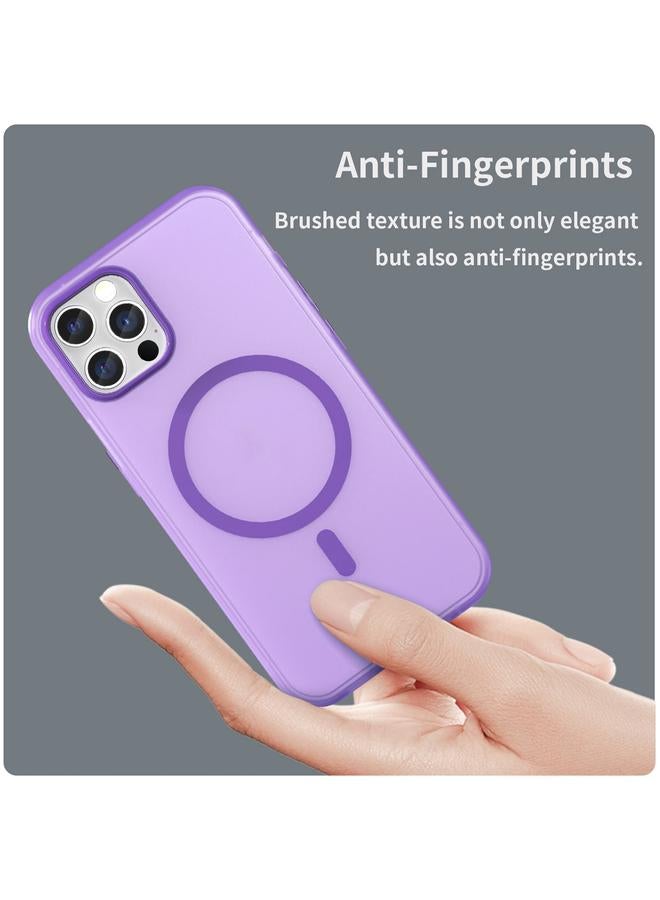 زبون جراب هاتف MagSafe Frosted شفاف من مادة TPU + PC بتغطية كاملة لهاتف iPhone 12 Pro - Image 4