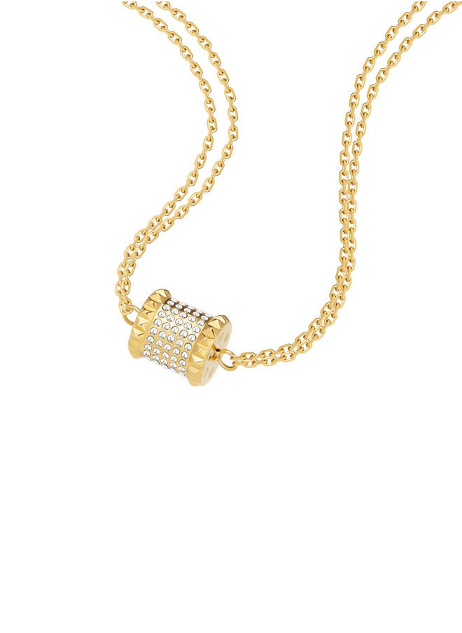 POLICE - Necklace For Women Gold Plating With CrystalsPEJLN0001404 - Image 1