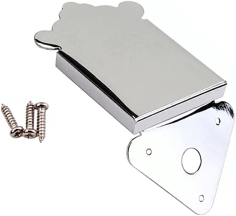 Abaodam 3pcs Metal Triangle Mandolin Tailpiece Replacement Accessory for Guitar Mandolin Silver - Image 3