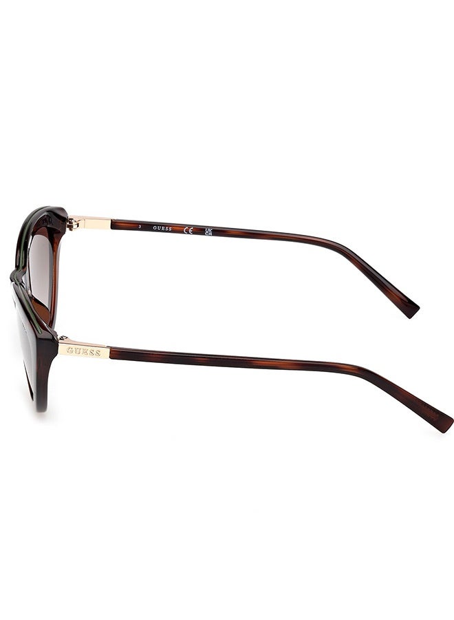 GUESS FULL RIM CAT EYE UNISEX SUNGLASS GU305352F55 - Image 2