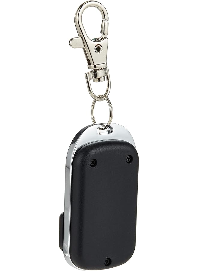erorex 4 Key 433 Remote Rf Remote 433Mhz 4 Button Durable Design Stylish Key Ring Compatible With Rfr2 Slampherr2 4Chpror3 Rf Bridge 433 Tx. 【Blue With Black】  - Image 2