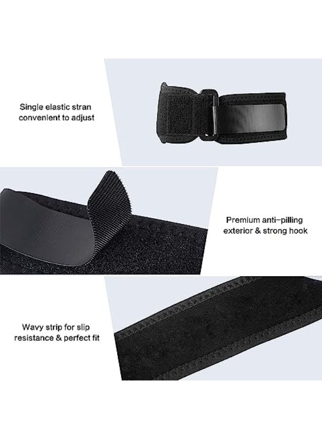 JZS Elbow Support Strap, Adjustable Elbow Brace with Compression Pad Tennis Golfer's Elbow Pain Relief Weather Resistance for Tennis Elbow, Golfers Elbow, Pain Relief - Image 4