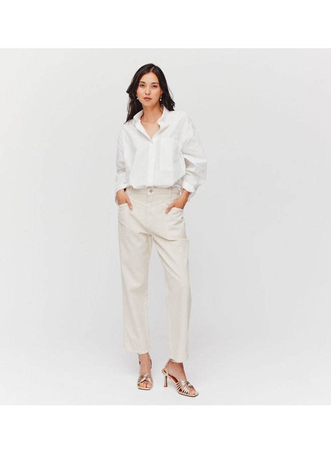 promod - High-waist peg trousers - Image 1