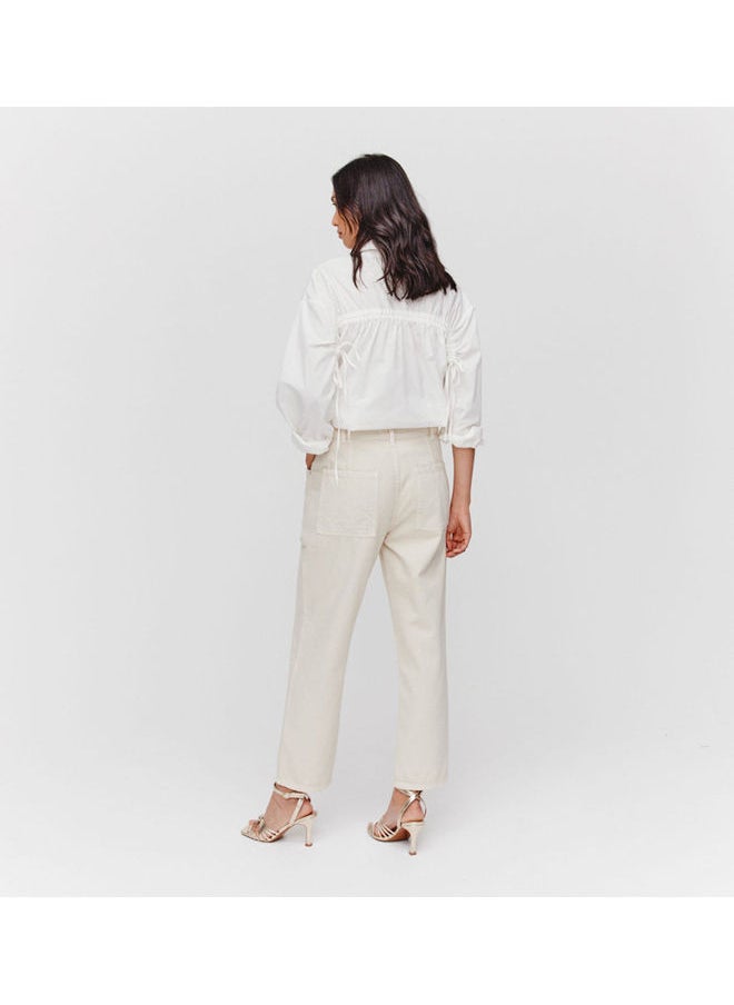 promod - High-waist peg trousers - Image 1