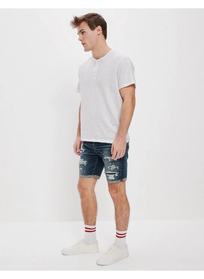 American Eagle AE AirFlex+ 9" Athletic Fit Denim Short