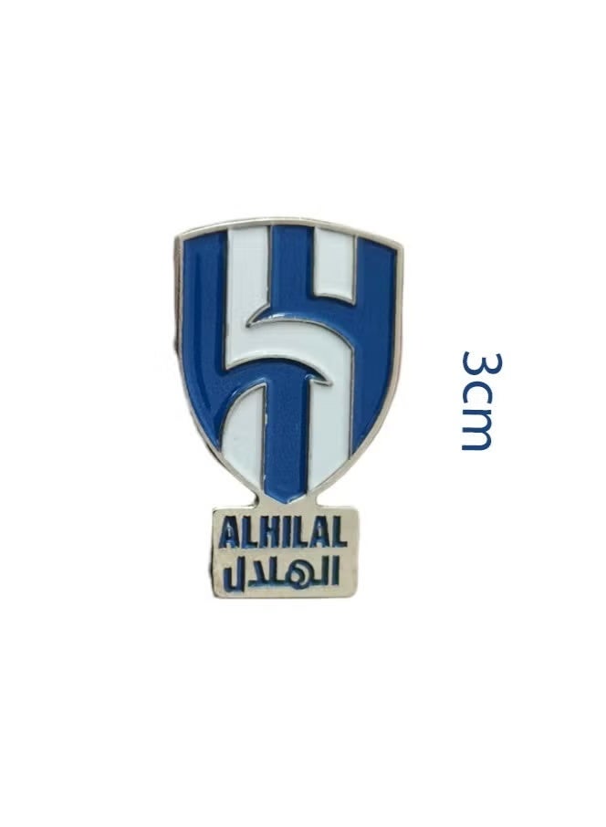 hilal 3 Pieces Al Hilal Metal Sticker for Mobile or Any Smooth Surface - Image 3