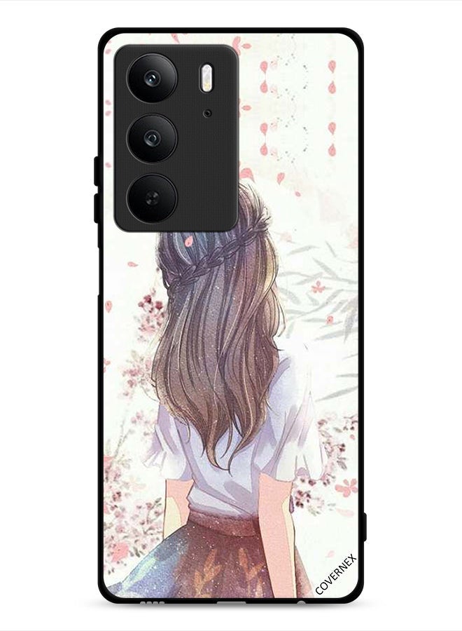Covernex Realme C75 4G Protective Case Cover Cute Girl In Deep Thinking - Image 1