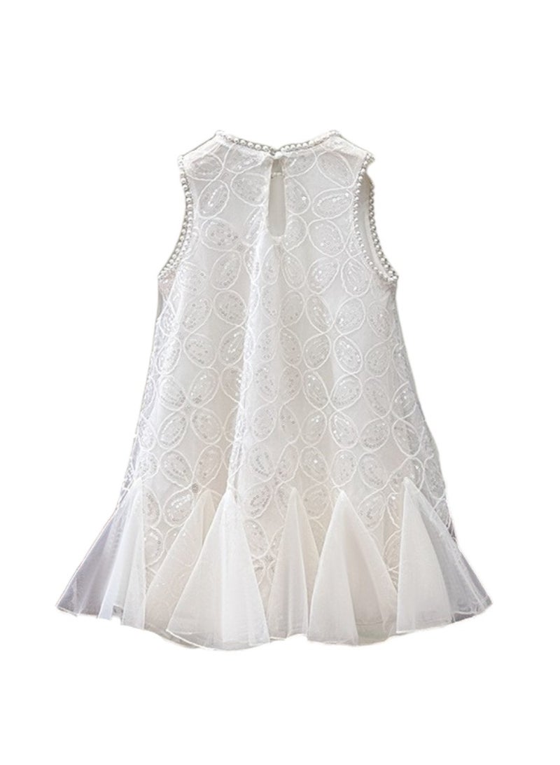 D'Daniela Pearl Lace Princess Dress - Image 2