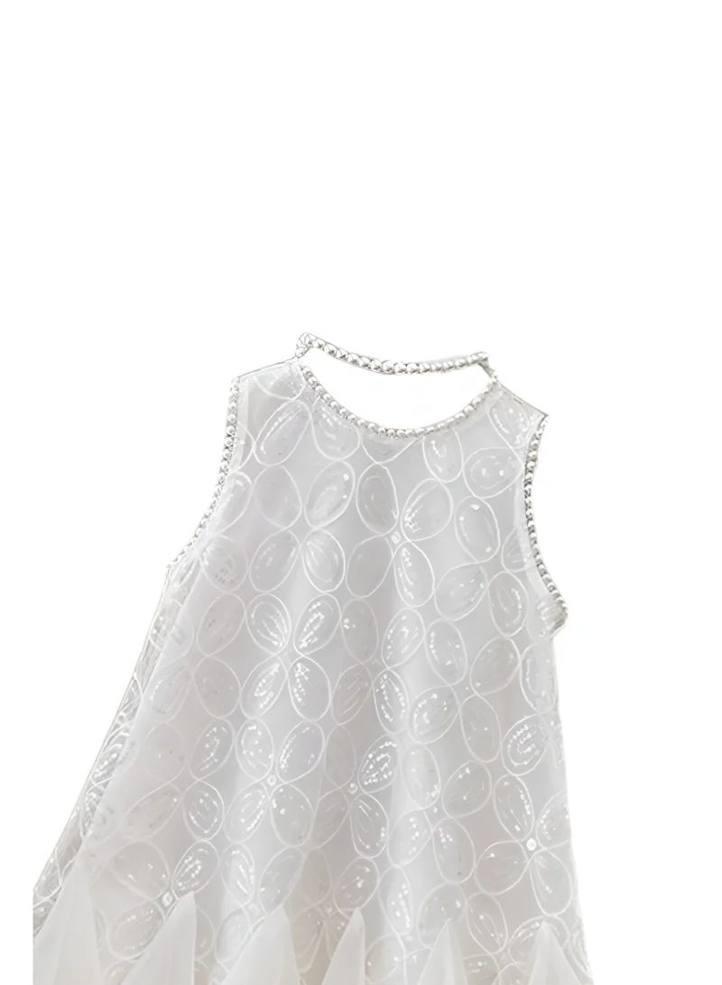 D'Daniela D' Daniela - Pearl Lace Princess Dress