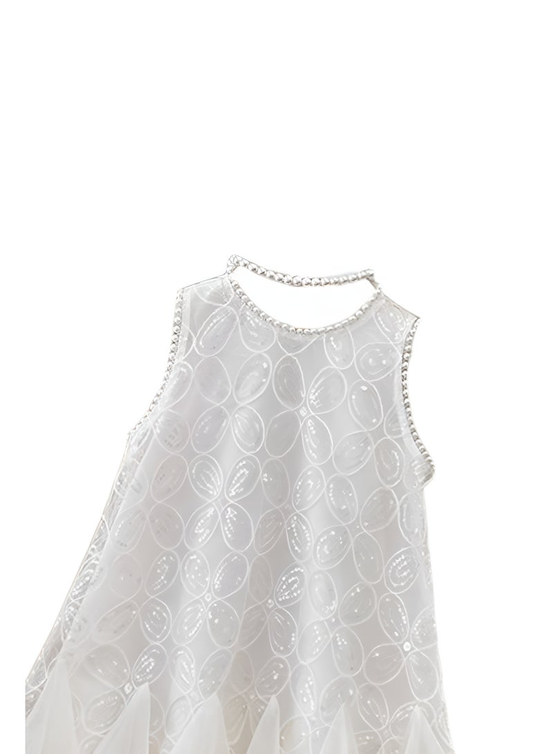 D'Daniela Pearl Lace Princess Dress - Image 3