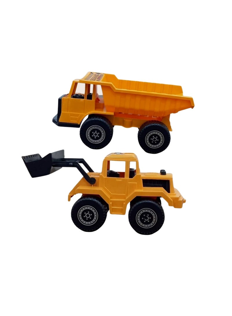 Construction Vehicle For Children Toy 2pcs 