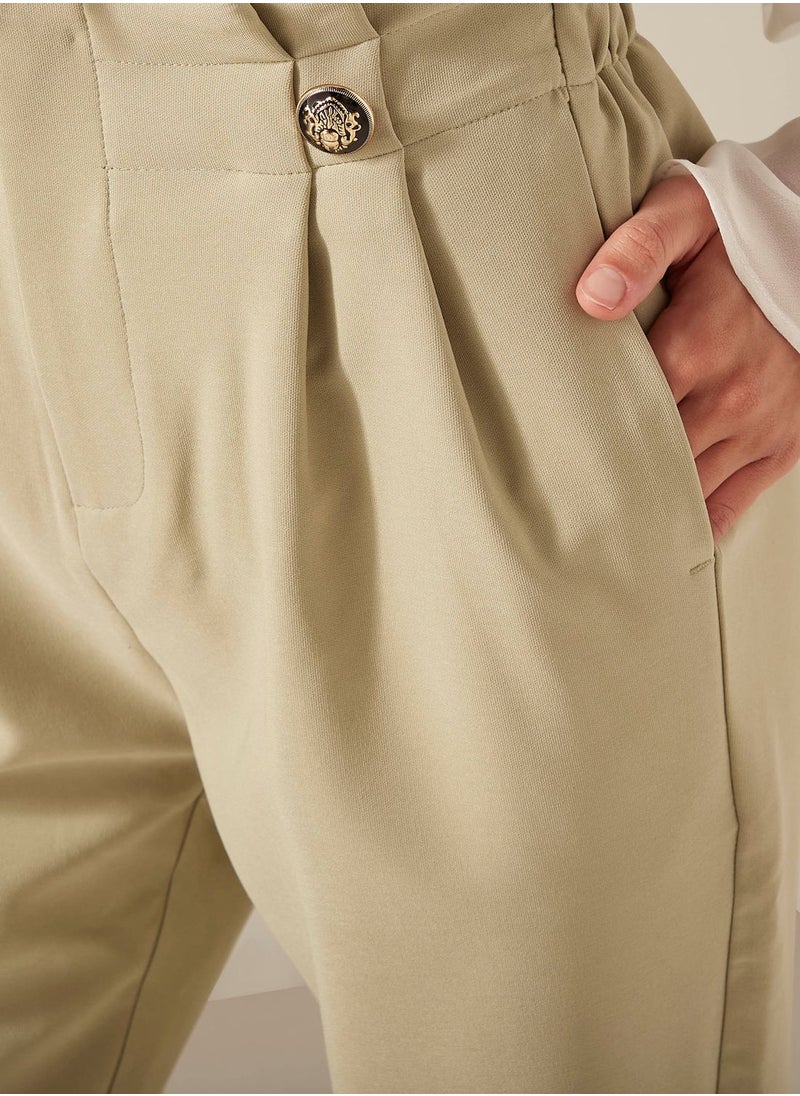 تواكستريمز بنطال كسرات بخصر مرتفع  - Image 3