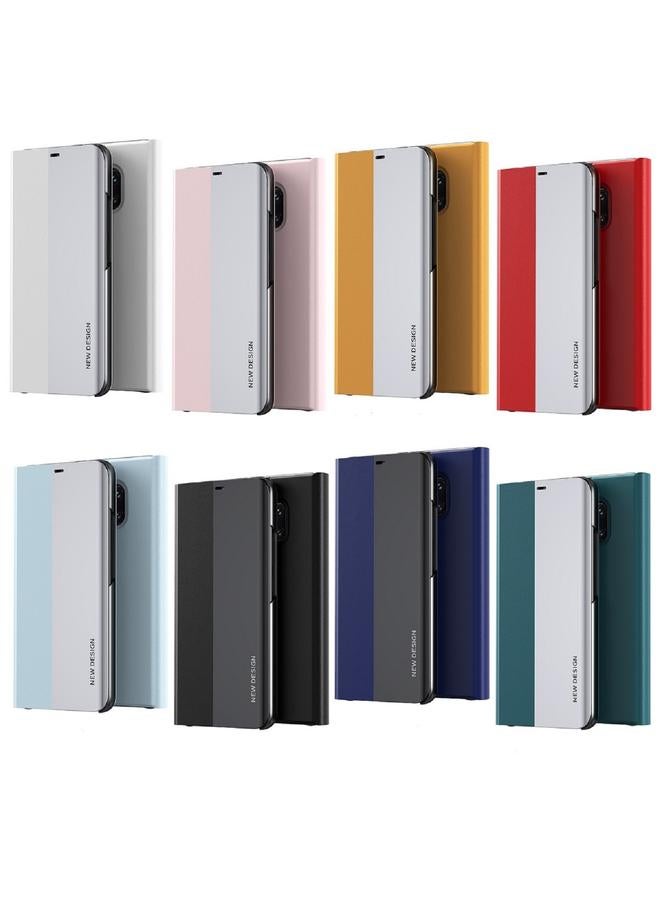 S-TOP Case For Huawei P30 Side Electroplated Dormant Ultra-Thin Horizontal Flip Leather Case with Holder - Image 2