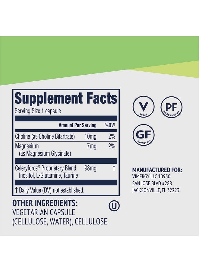 Vimergy Celeryforce - Nutrients and Amino Acids - Supports Your Wellness Routine* - Kosher, Vegan & Gluten-Free - 60 Capsules - Image 4