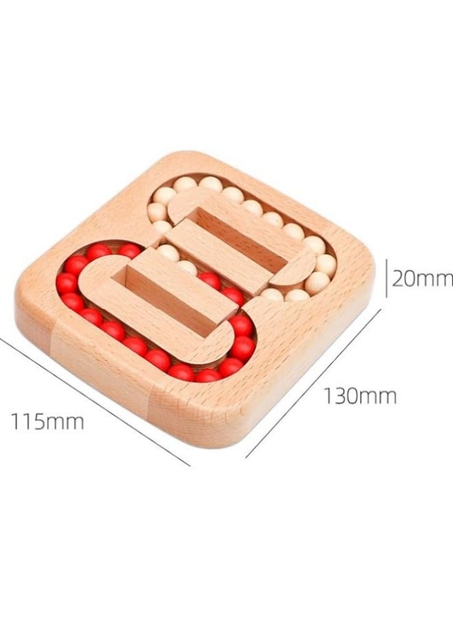 Maze Racers, Wooden Maze Game Puzzle for Kids, Planar Ball Wooden Toy Luban Lock Unlock Game Toy  - Image 2