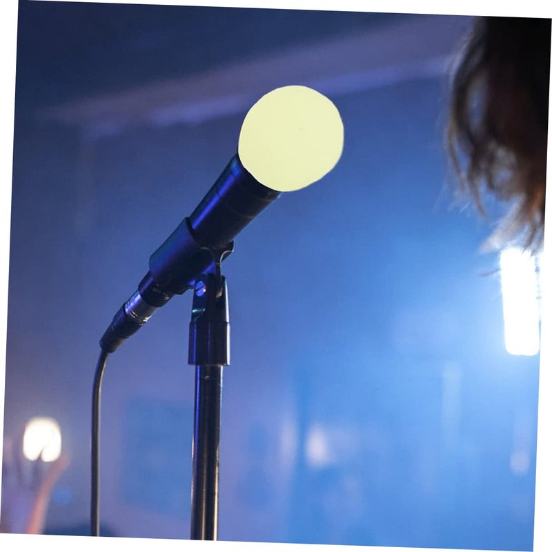 Disposable Foam Microphone Covers 10 Pcs Windproof Windscreen For Handheld Mics - Image 3