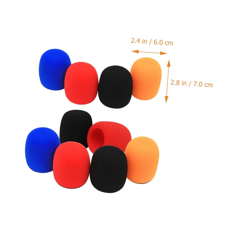 Disposable Foam Microphone Covers 10 Pcs Windproof Windscreen For Handheld Mics - Image 4