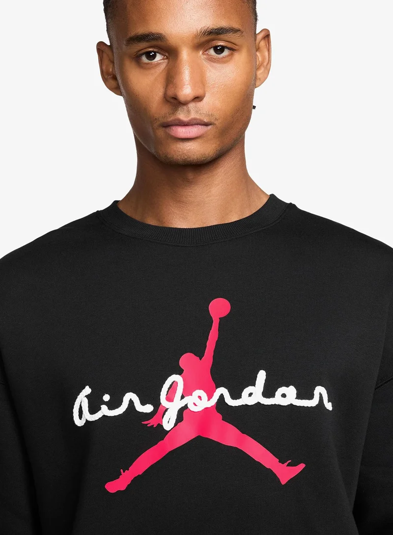 Jordan BLACK/(INFRARED 23) Jordan Brooklyn Aj6 Fleece Sweatshirt for Men | Best Price UAE