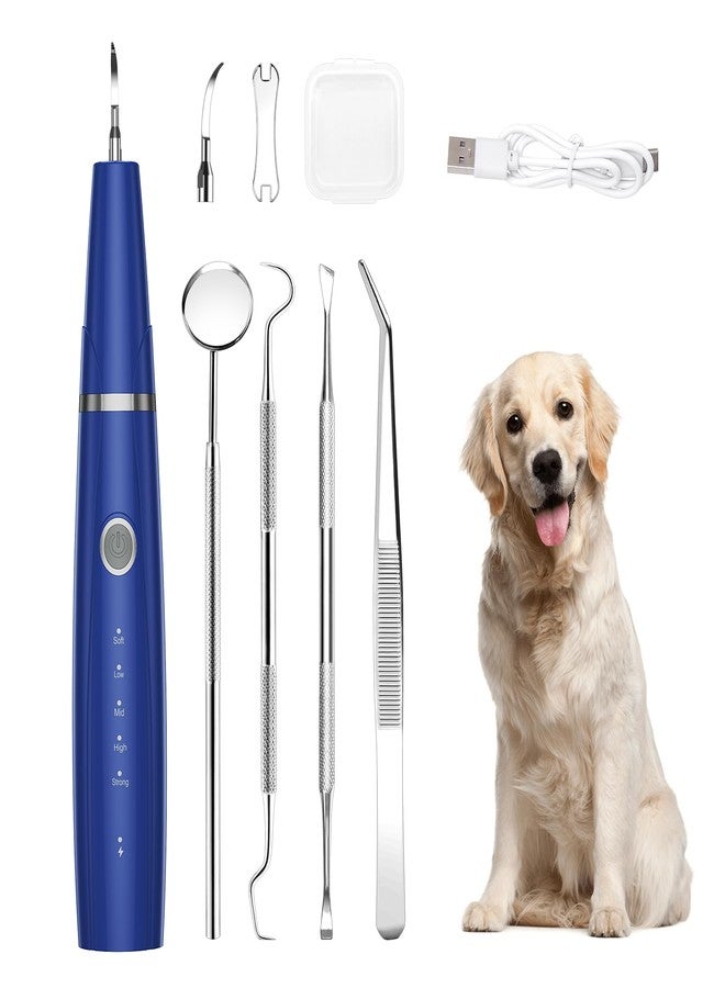 ORIA Dog Plaque Remover for Teeth, Ultrasonic Dog Teeth Cleaning Kit with LED Light, 5 Modes, Waterproof & Rechargeable Pet Tooth Cleaner for Tartar and Stains, Dogs and Cats - Image 1