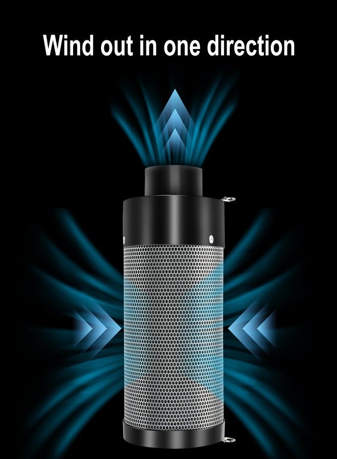 Atour 4'' Air Filtration Kit - 12-Speed Control, Quiet 14cm Fan & Carbon Filter. Includes 6.7' Ducting + Vent Cover. Perfect for Grow Tents, Indoor Gardens. Cool, Ventilate, Banish Odors - All-in-One. - Image 3