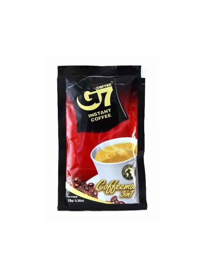 null - Trung Nguyen — G7 3 In 1 Instant Coffee — With Non-Dairy Creamer And Sugar — Strong And Bold — Instant Vietnamese Coffee (50 Single Serve Packets, 2 Packs) - Image 1