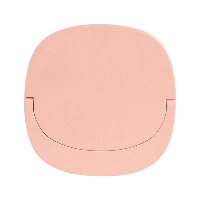 Foldable Makeup Mirror: Blue PC ABS Material - Adjustable 3-Level LED Lighting, USB Rechargeable Long-Lasting Battery, Scratch-Resistant Rubber Oil Surface for Travel, Daily Touch Ups and Gift Giving - Image 5