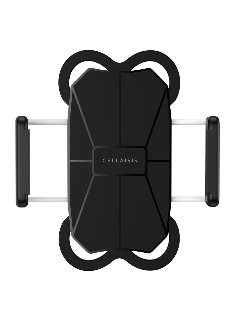 Cellairis Grip Bike Mobile Holder, 360 Degree Rotation, Clamp Mount - Black - Image 2