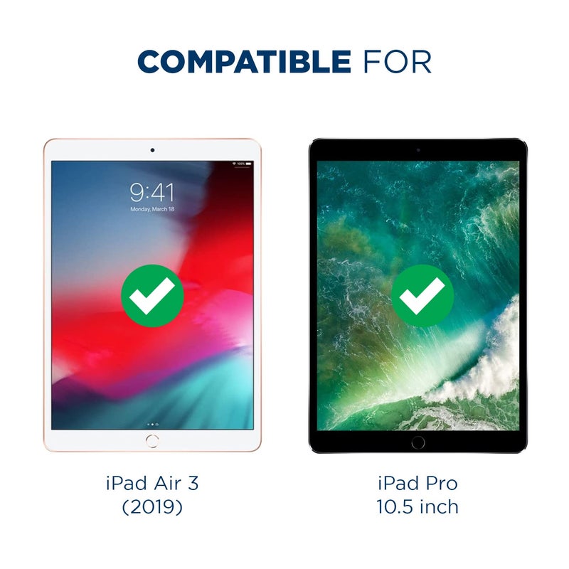 Tech Armor Ballistic Tempered Glass Screen Protector Designed for Apple iPad Air 3 (2019), iPad Pro 10.5 (2017) Inch 1 Pack - Image 2