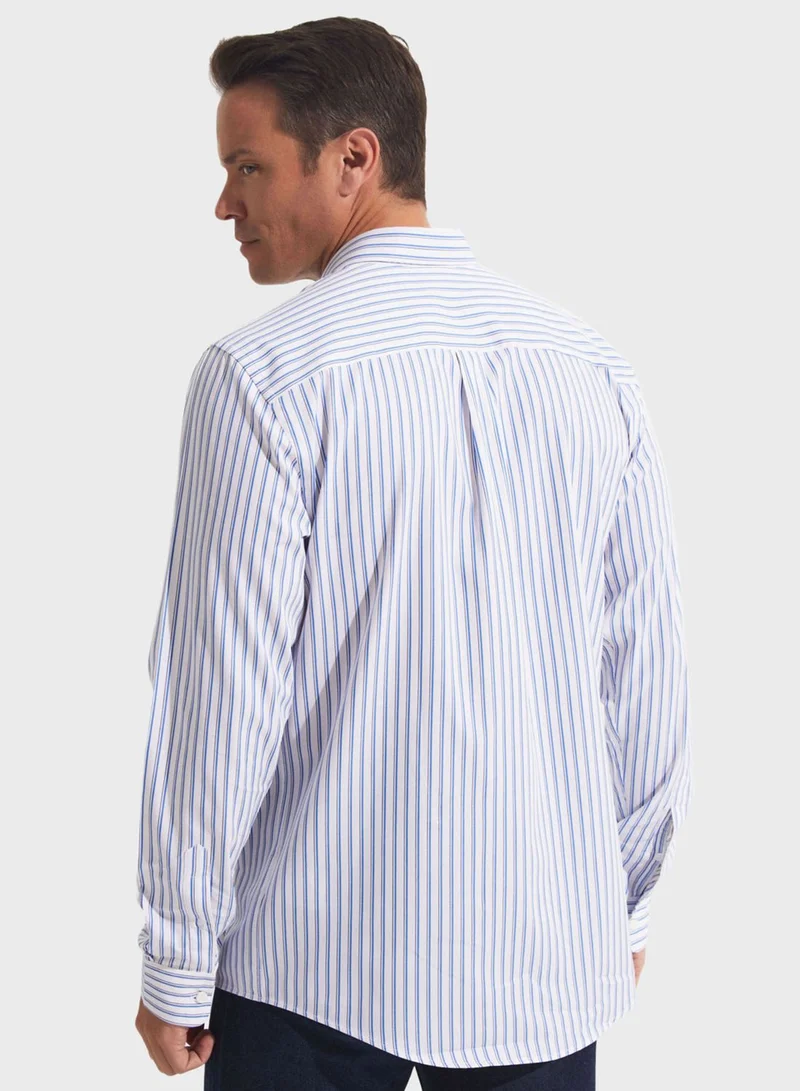 JUNE Striped Button Down Regular Fit Shirt Shirt