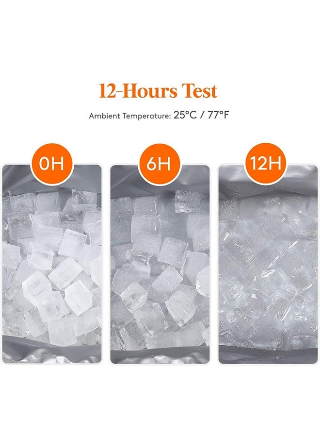 JCB CHIC حقيبة غداء معزولة، حقيبة غداء قابلة للطي مانعة للتسرب قابلة للتجميد مع حزام كتف قابل للتعديل للنساء والرجال والأطفال، صندوق غداء قابل لإعادة الاستخدام لشاطئ نزهة العمل في المكتب (15 لتر) - Image 5