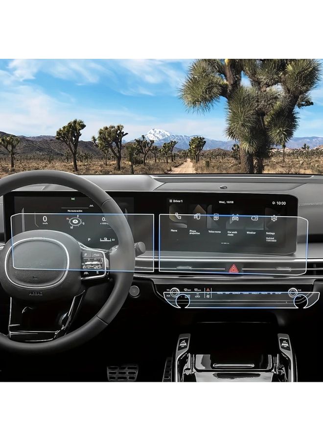 2024 2025 Kia Sorento 12.3 Inch Navigation Display Tempered Glass Screen Protector For LX S EX SX X Line Models - Image 2