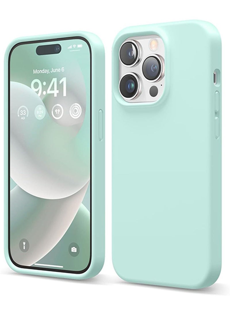 Silicone Case Cover for iPhone 14 Pro - Aqua Sky